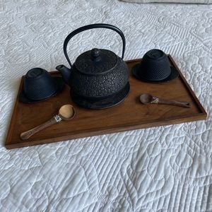 Japanese Cast Iron "Cherry Blossom" Teapot